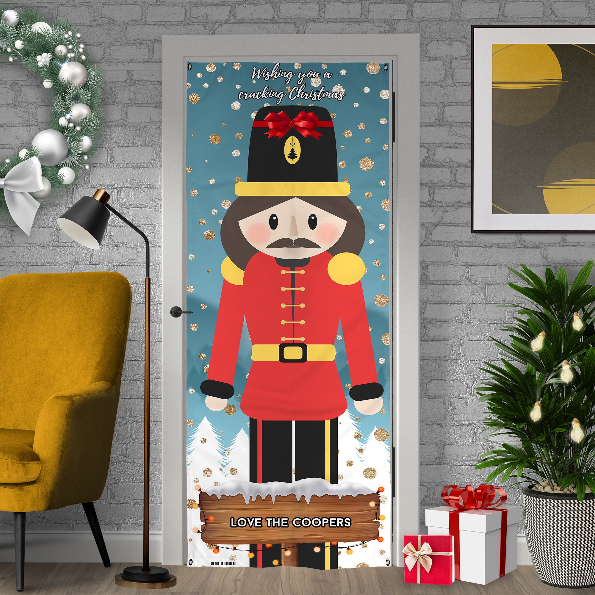 Christmas Nutcracker - Door Banner - Party Banner