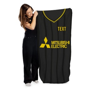 Livingston - Thuisshirt 1995 - Gepersonaliseerde retro strandlaken - 150 cm x 75 cm