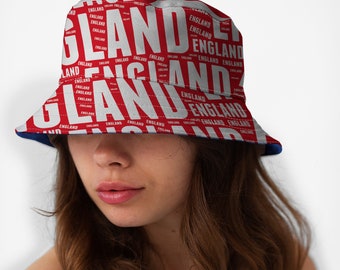 England Bucket Hat -  Fashion Sun Cap Packable Outdoor Fisherman Hat Unisex