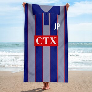 The Hornets - 1998 Away Shirt - Personalised Retro Beach Towel - 150cm x 75cm