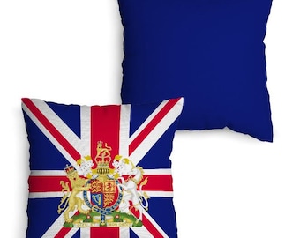 Escudo Real - Union Jack - Cojín - 45cm