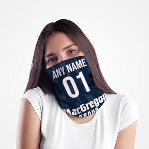 Ross County 1995 Home - Personalised Retro Football Snood - Neck Tube - Neck Scarf - Head Band - Face Mask
