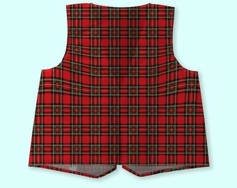 Set Papillon Tartan Rosso Royal Stewart Uomo + Panciotto E Fazzoletto Set Papillon Tartan Rosso Royal Stewart Uomo + Panciotto E Fazzoletto