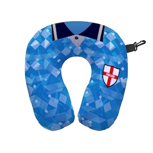Personalised England 1990 3rd Travel Neck Pillow - Neck Support Cushion