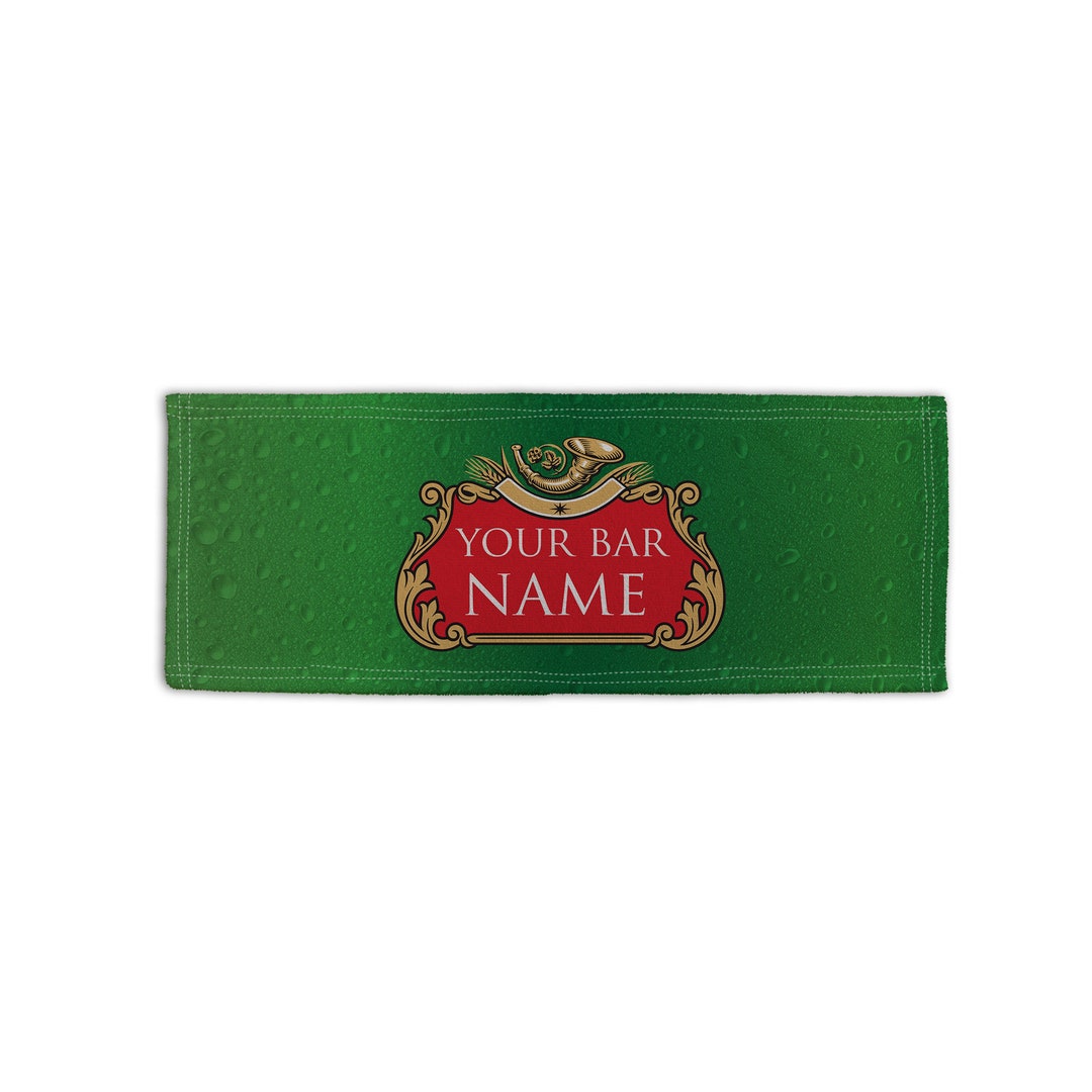 Bar Mat Printing Personalised Neon Cocktail Bar Mat / Bar Runner - Custom Text For Home Pub, Party, Or Special Occasion Personalised Bar Runner - Foto 7