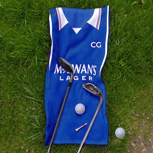 Glasgow Bears - 1996 Home - Classic Retro Golf Towel