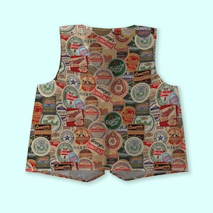 Chaleco con posavasos de cerveza, disfraz, novedad, vestido de fiesta