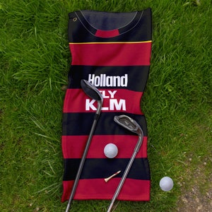The Hoops - 1990 Away - Classic Retro Golf Towel