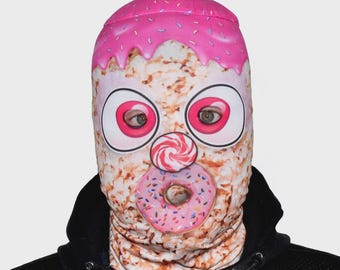 Popcorn Face |halloween |face Mask | Fancy Dress| Horror |party