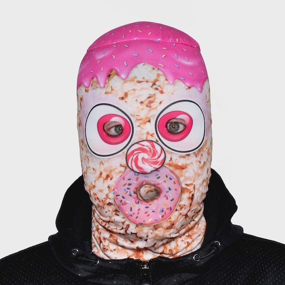Popcorn Face |halloween |face Mask | Fancy Dress| Horror |party