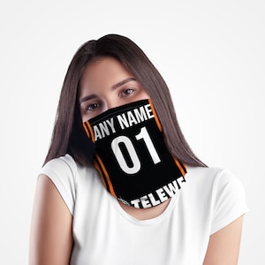 Dundee U 2000 Home - Personalised Retro Football Snood - Neck Tube - Neck Scarf - Head Band - Face Mask