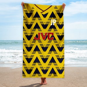 The Gooners - Uitshirt 1992 - Gepersonaliseerde retro strandlaken - 150 cm x 75 cm