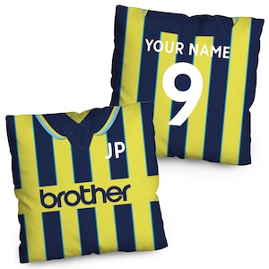 Manchester Blue - Coussin de football rétro classique extérieur 1998 - 45 cm