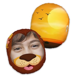 Lion - Mush Cush™ Face Cushion - Novelty Gift - Funny Cushion