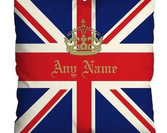 Personalised Royal - Union Jack - Cushion - 45cm