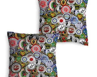 Northern Soul Patches  - 18" Decorative Cushion