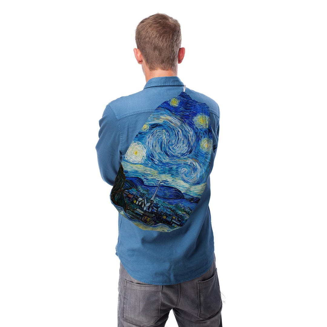 Starry Night Van Gogh - Drawstring Duffle Bag - Swimming 