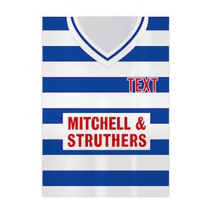 Personalised Kilmarnock - 1985 Home Shirt - A4 Metal Sign Plaque - Frame Options Available