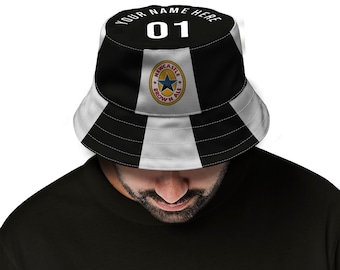 Newcastle 1996 Home Retro Football Bucket Hat - Unisex - Available in 5 sizes