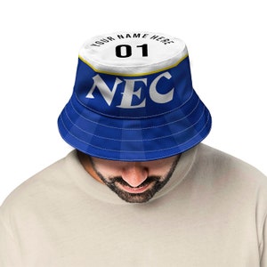 Merseyside Blues 1986 Home Retro Fußball Fischerhut - Unisex - In 5 Größen erhältlich