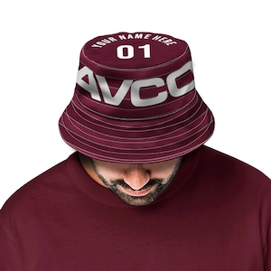 Czapka z daszkiem United 1986 Home Retro Football Bucket Hat - Unisex - Dostępna w 5 rozmiarach
