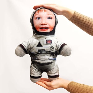 Astronaut - Space - Personalised Mini Me™ Photo Doll / Face Teddy Novelty Gift
