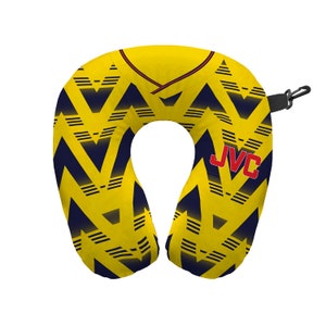 Personalised The Gooners 1992 Away Travel Neck Pillow - Neck Support Cushion