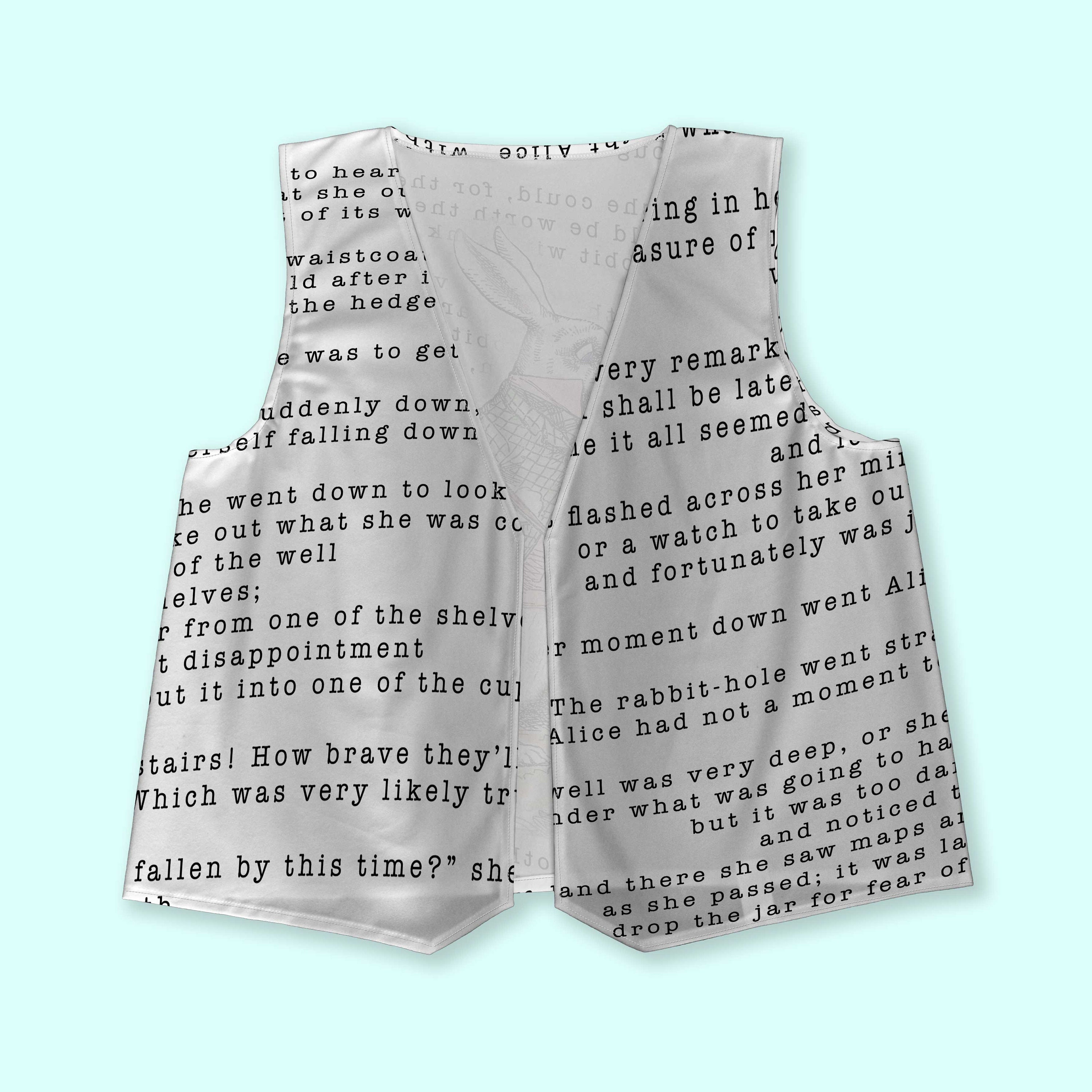 Alice Rabbit Jacket Alice in Wonderland White Rabbit Waistcoat | Fancy Dress | Novelty ...
