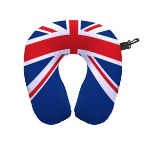 Union Jack Travel Neck Pillow - Neck Support Cushion