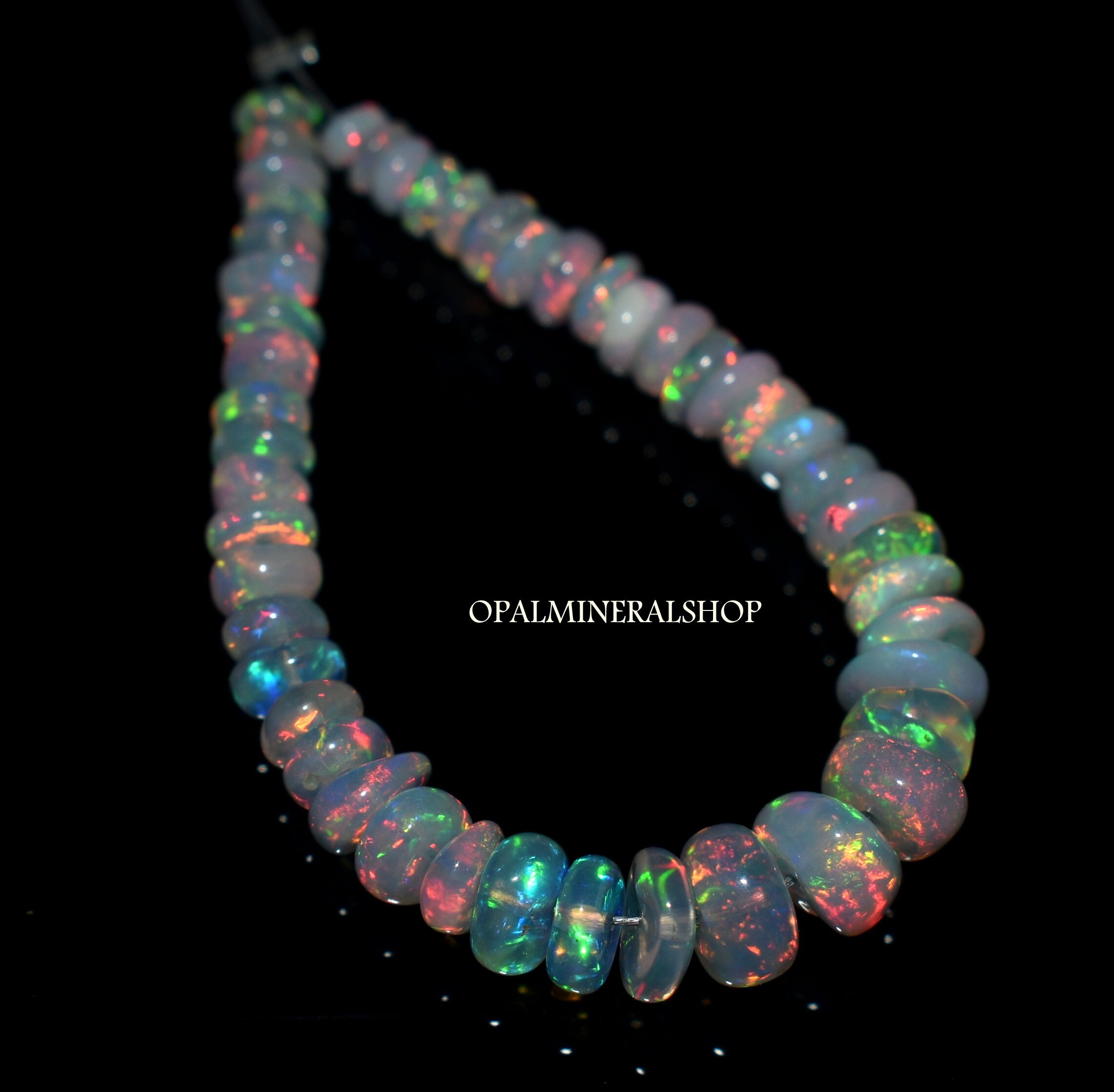 AAA Opal Beadsopal Crystalnatural Opal Beadsethiopian Opal - Etsy