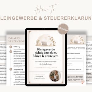 Registering, running & taxing a small business | Income statement, tax allowances, business registration, tax return | Small business owner guide | Guide eBook