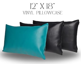 Vinyl-Kissenbezug ~ Physiotherapiekissen, Tattoo-Kissen, Kosmetikkissen, Massagetischkissen (30,5 x 45 cm)