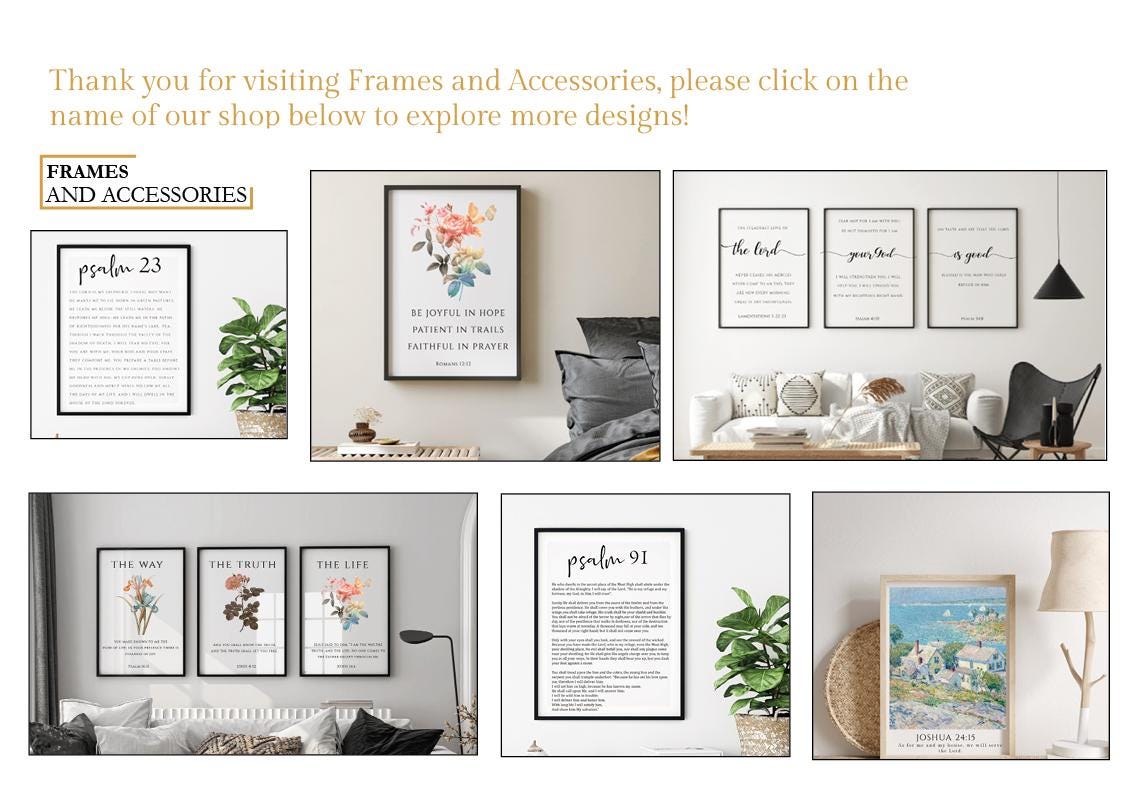 I Am the Vine Wall Art, Framed Bible Verse, I Am the Vine Art ...