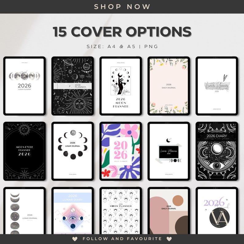 2026 Astro & Moon Planner Lunar Cycle Tracker Calendar Diary Good Notes 2026 Astro & Moon Planner Lunar Cycle Tracker Calendar Diary Good Notes