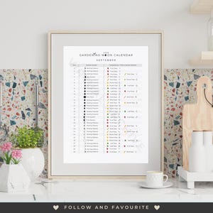 2026 Lunar Gardening Calendar Guide | Lunar Cycle | Plants | Nature | Spiritual | Retrogrades | Zodiac | Astrology | Astronomy | Green Witch