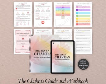 Guía y libro de ejercicios para los chakras: Planificador de sanación energética, ejercicios de alineación y limpieza del aura.
