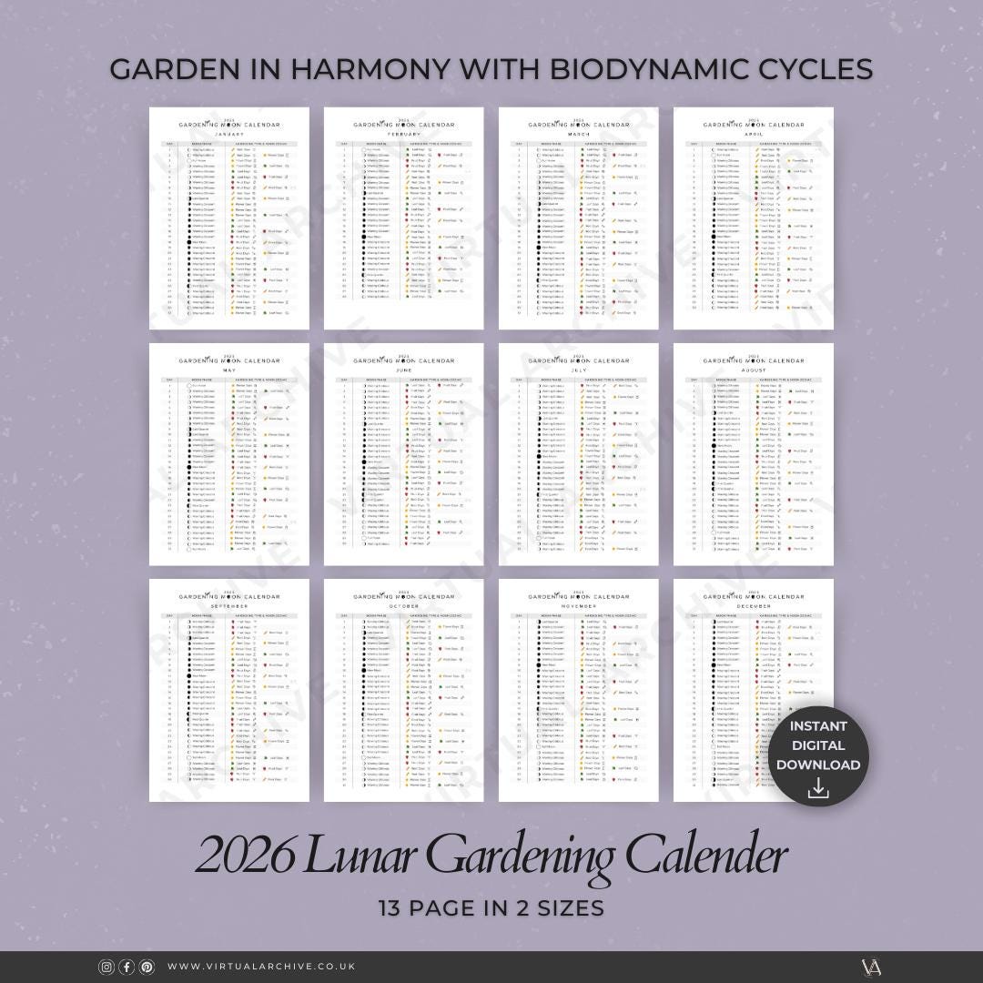 Gardening Tips Based On August 2026 Moon Phases Calendar