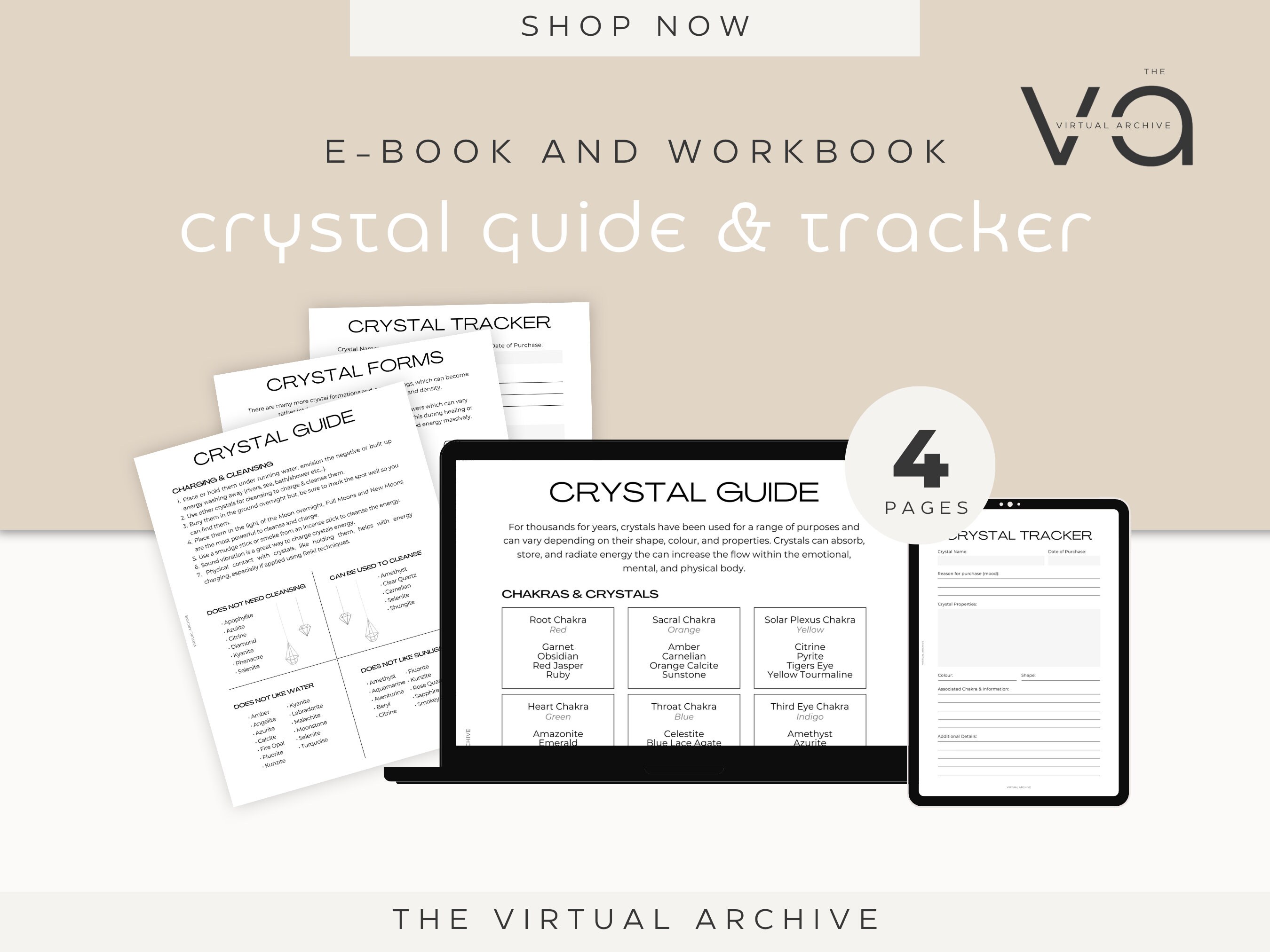 Crystal Guide & Tracker Gemstones Logbook Spirituality Etsy