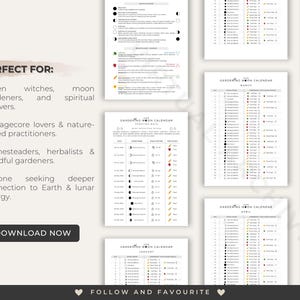2026 Lunar Gardening Calendar Guide | Lunar Cycle | Plants | Nature | Spiritual | Retrogrades | Zodiac | Astrology | Astronomy | Green Witch