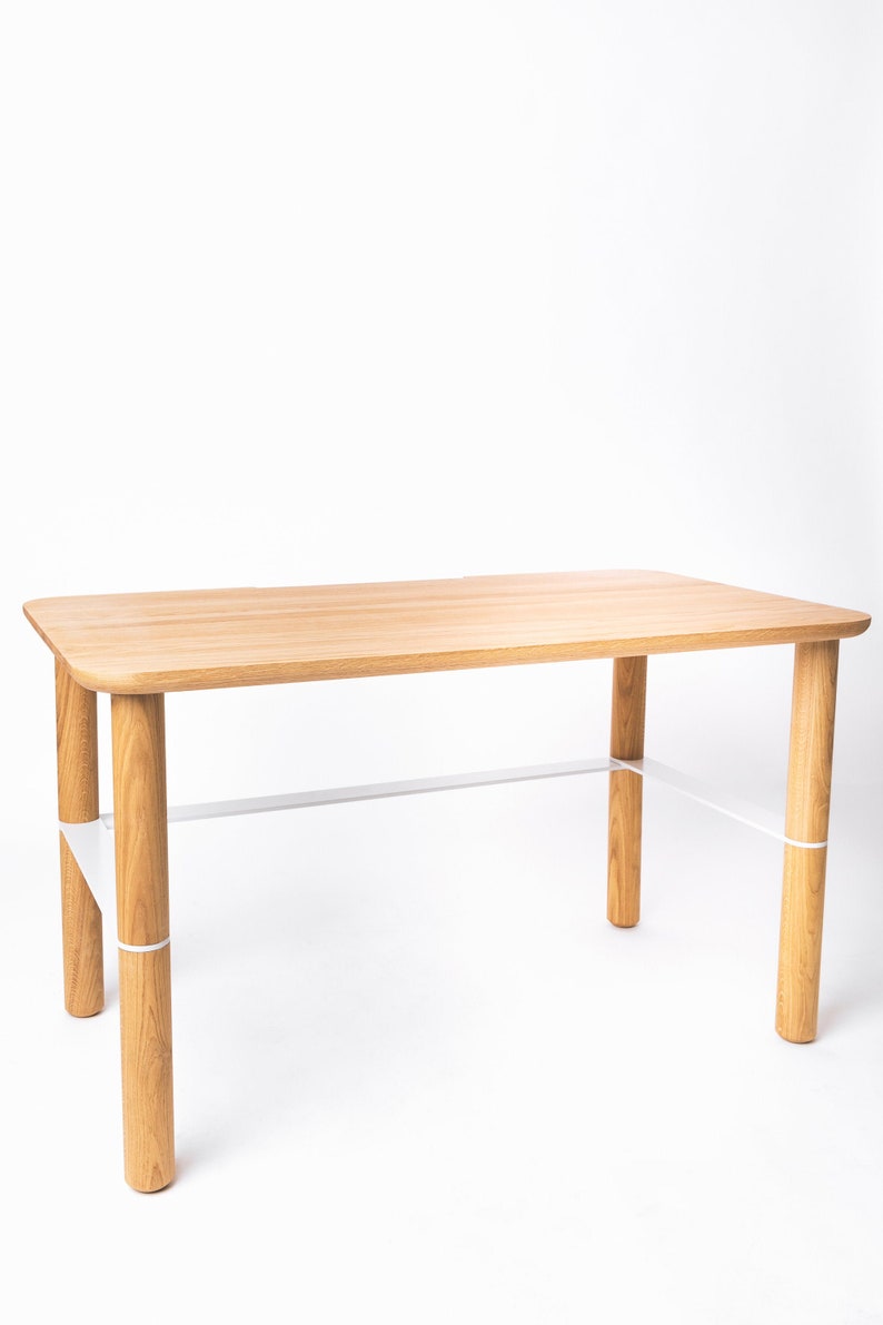 Minimalist Oak Wood Office Table / Office Desk / Wooden Office Etsy UK