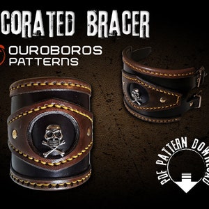 Bracer Decorated - DIY - Leather Pattern PDF