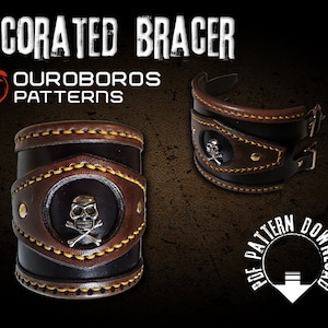 Bracer Decorated - DIY - Leather Pattern PDF