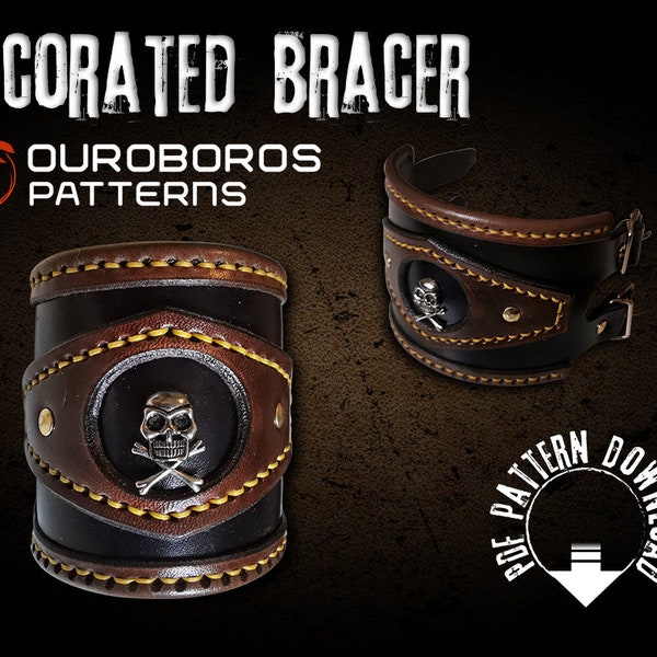 Bracer Decorated - DIY - Leather Pattern PDF