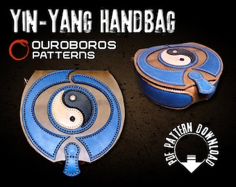 Yin & Yang HandBag - DIY - Leather Pattern PDF