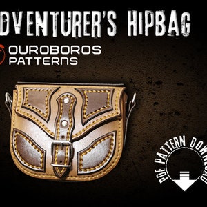 Abenteurer-Hüfttasche - DIY - Leather Pattern PDF