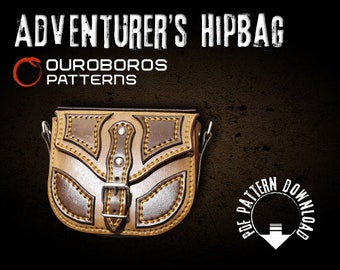 Adventurer's HipBag - DIY - Leather Pattern PDF