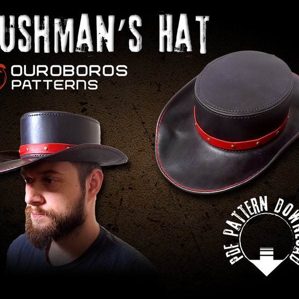 Bushman's Hat - DIY - Leatrher Pattern PDF