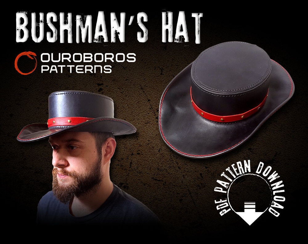 Bushman's Hat - DIY - Leatrher Pattern PDF