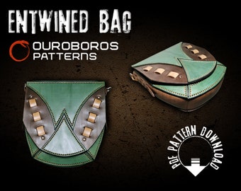 Entwined Bag - DIY - Leather Pattern PDF