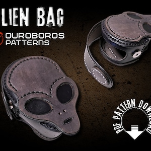 Alien-Tasche - DIY - Ledermuster PDF
